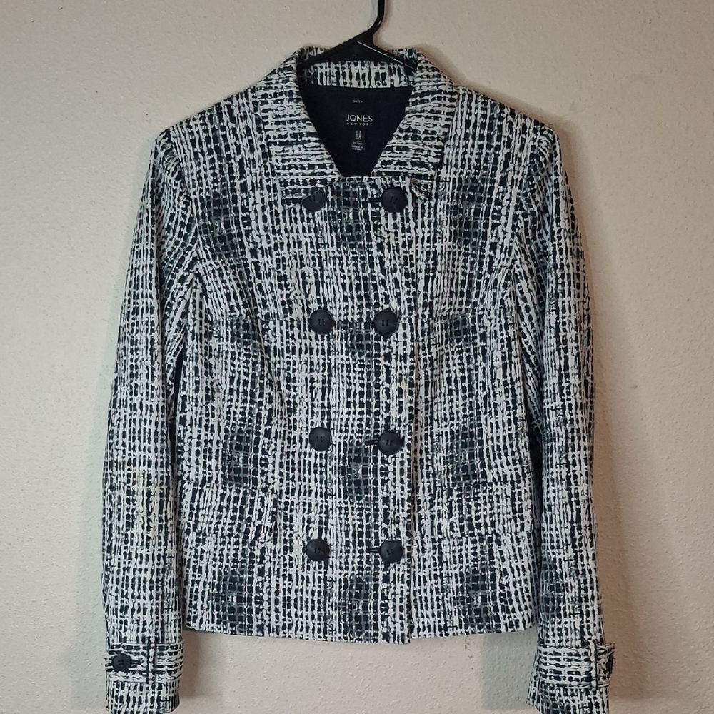 Jones New York Black and White Women's Jacket size 8